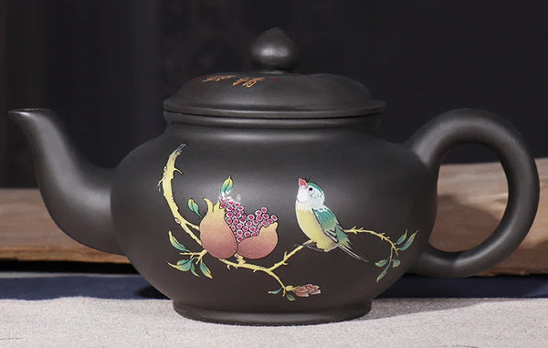 Yixing Painted Clay Teapot-ToShay.org