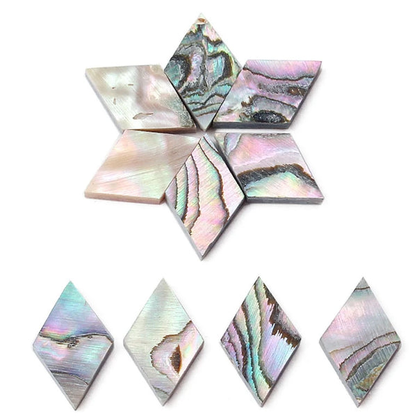 Green Abalone Shell Diamond-ToShay.org