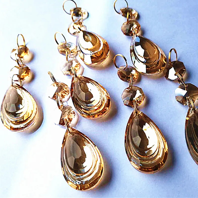 Champange Crystal Pendants-ToShay.org
