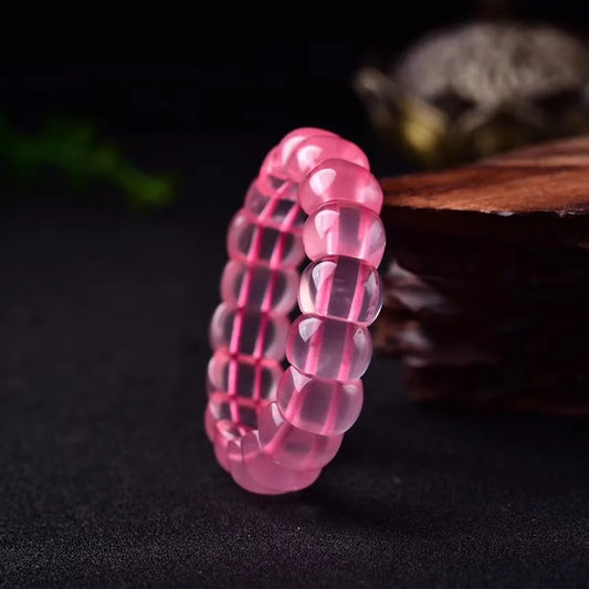 Pink Star Rose Quartz Bracelet-ToShay.org