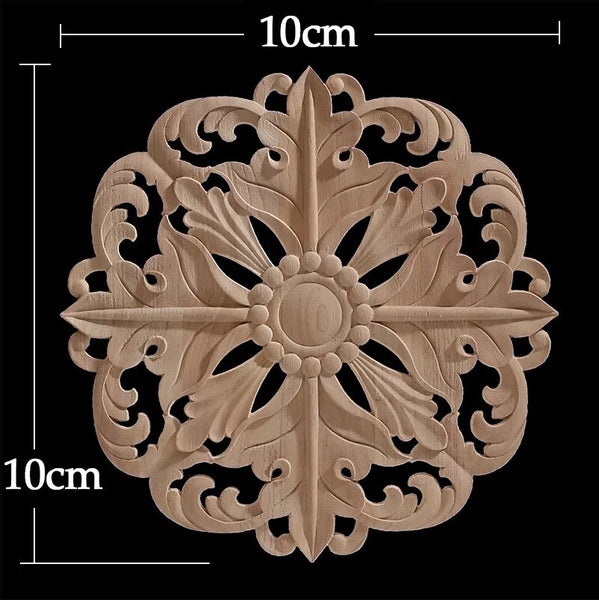 Wood Carved Flower Panel-ToShay.org