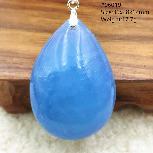 Blue Aquamarine Pendant-ToShay.org