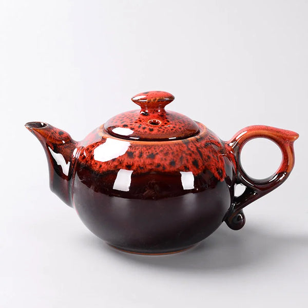 Glazed Ceramic Tea Pot-ToShay.org