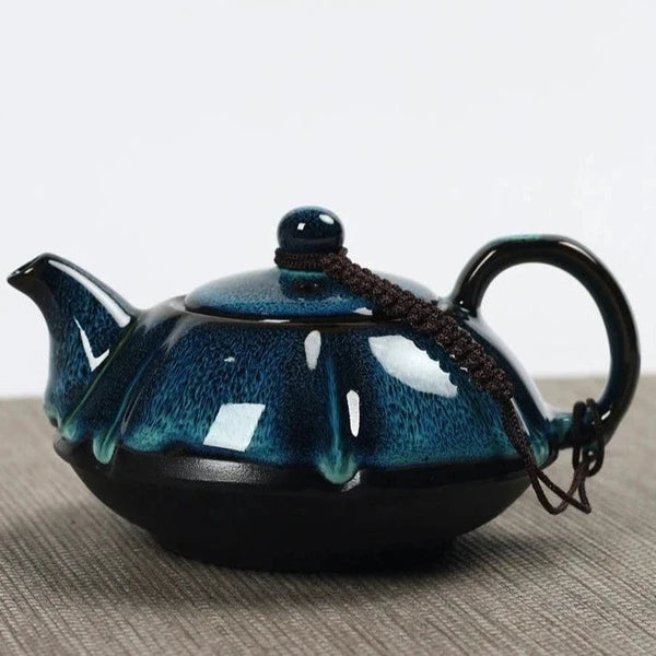 Jun Kiln Glaze Teapot-ToShay.org