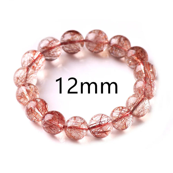 Red Rutilated Quartz Bracelet-ToShay.org
