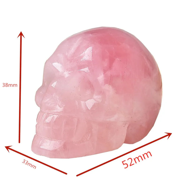 Pink Rose Quartz Skull-ToShay.org