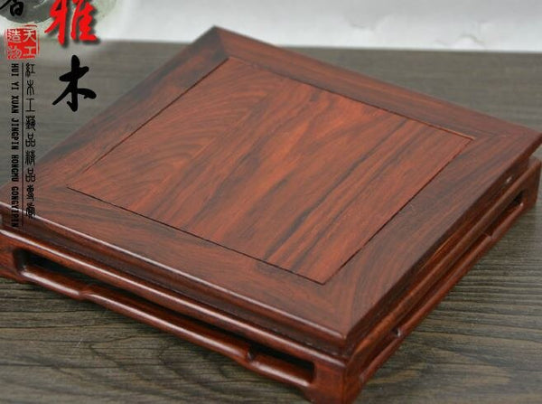 Red Wood Pedestal-ToShay.org