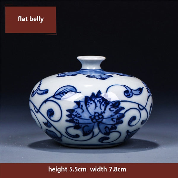 Blue and White Jingdezhen Vases-ToShay.org