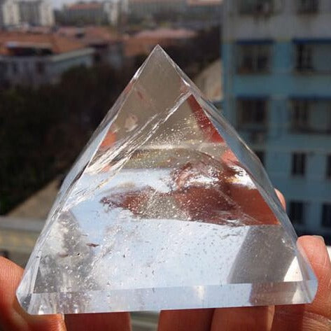 Clear Quartz Crystal Pyramid-ToShay.org