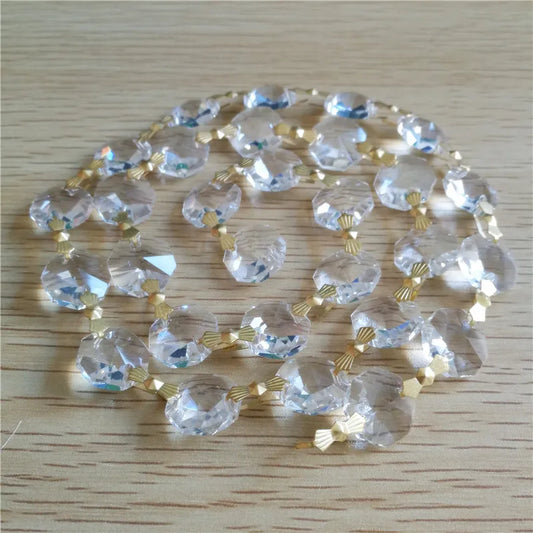 Clear Crystal Octagonal Beads-ToShay.org
