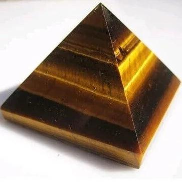 Yellow Tiger Eye Pyramid-ToShay.org