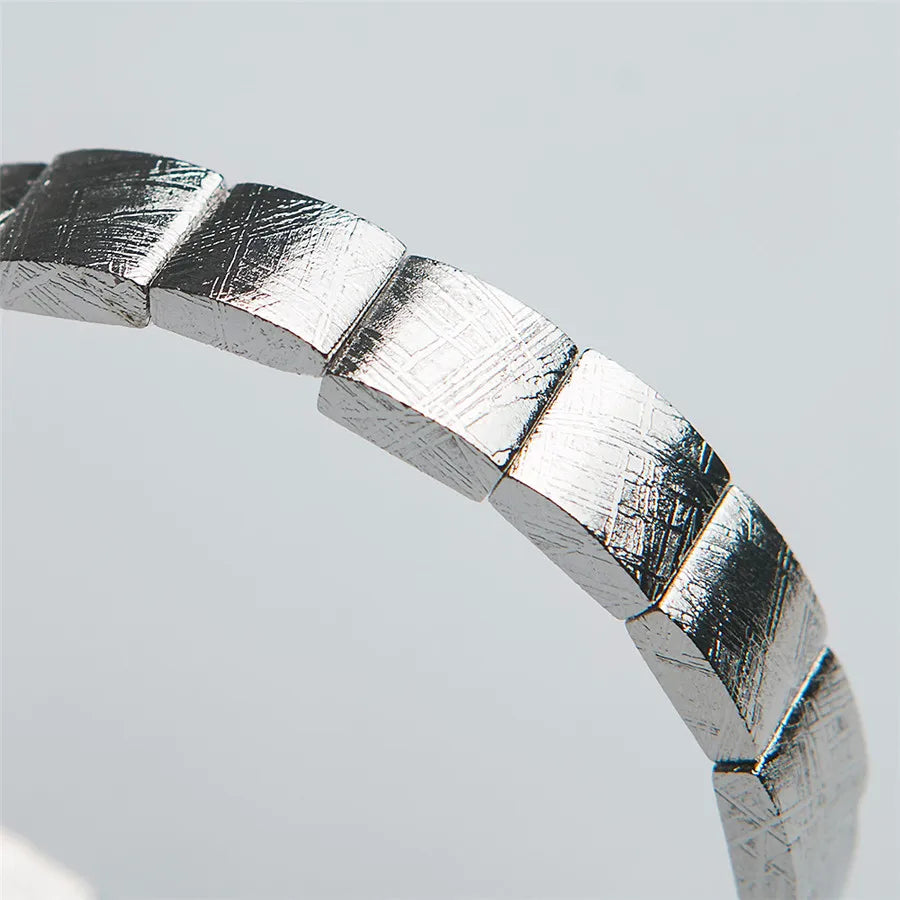 Silver Meteorite Bracelet-ToShay.org