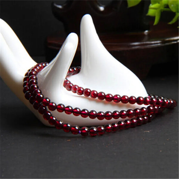 Red Garnet Wrap Bracelet-ToShay.org