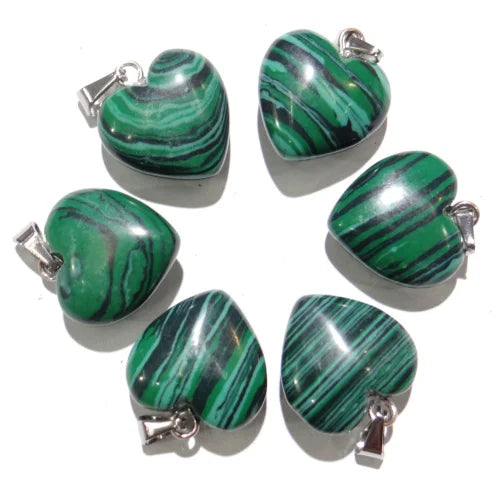 Mixed Crystal Heart Pendants-ToShay.org