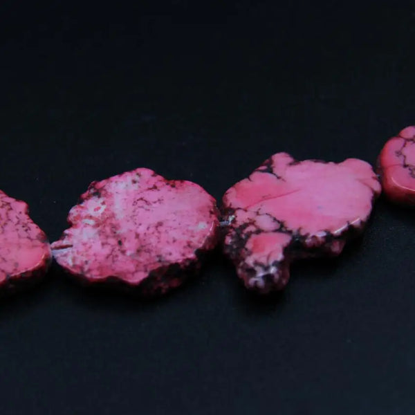 Pink Howlite Magnesite Beads-ToShay.org