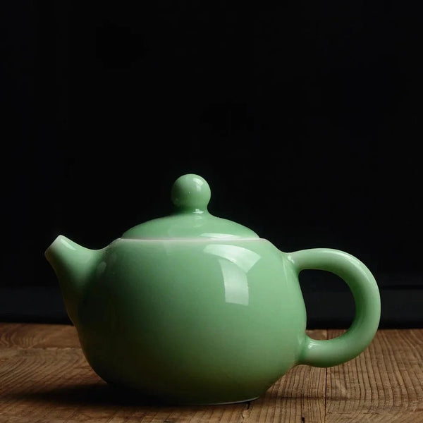 Celadon Crack Glaze Ceramic Teapot-ToShay.org