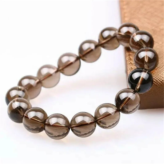 Brown Smoky Quartz Bracelet-ToShay.org