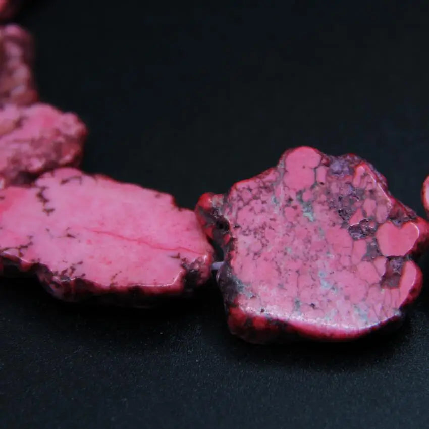 Pink Howlite Magnesite Beads-ToShay.org