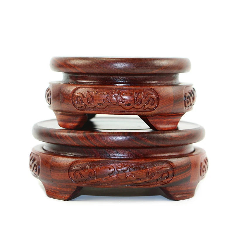 Red Sandalwood Dragon Base-ToShay.org