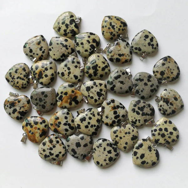 Mixed Crystal Heart Pendants-ToShay.org