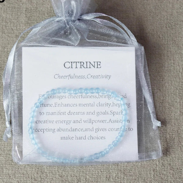 Blue Celestine Crystal Bracelet-ToShay.org