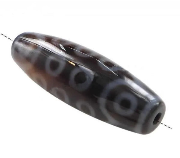 Tibetan Eyes Agate Dzi Beads-ToShay.org
