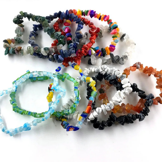 Mixed Crystal Bead Bracelet-ToShay.org
