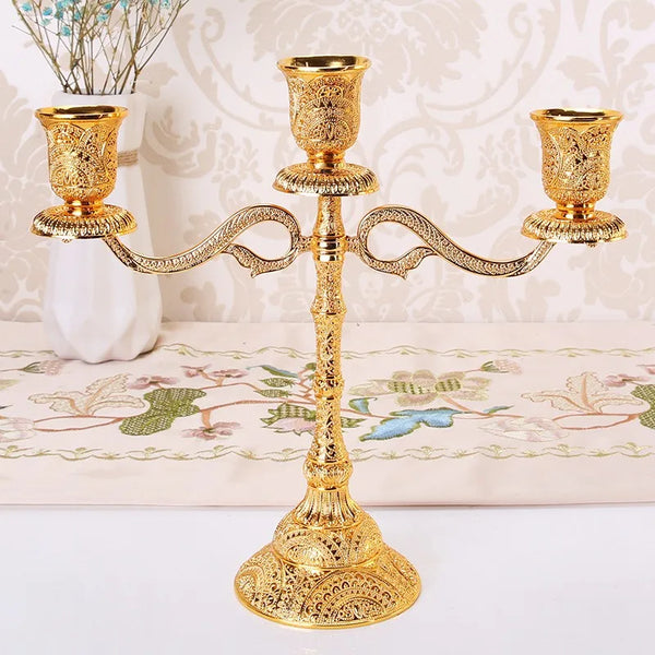 Mixed Embossed Candelabra-ToShay.org