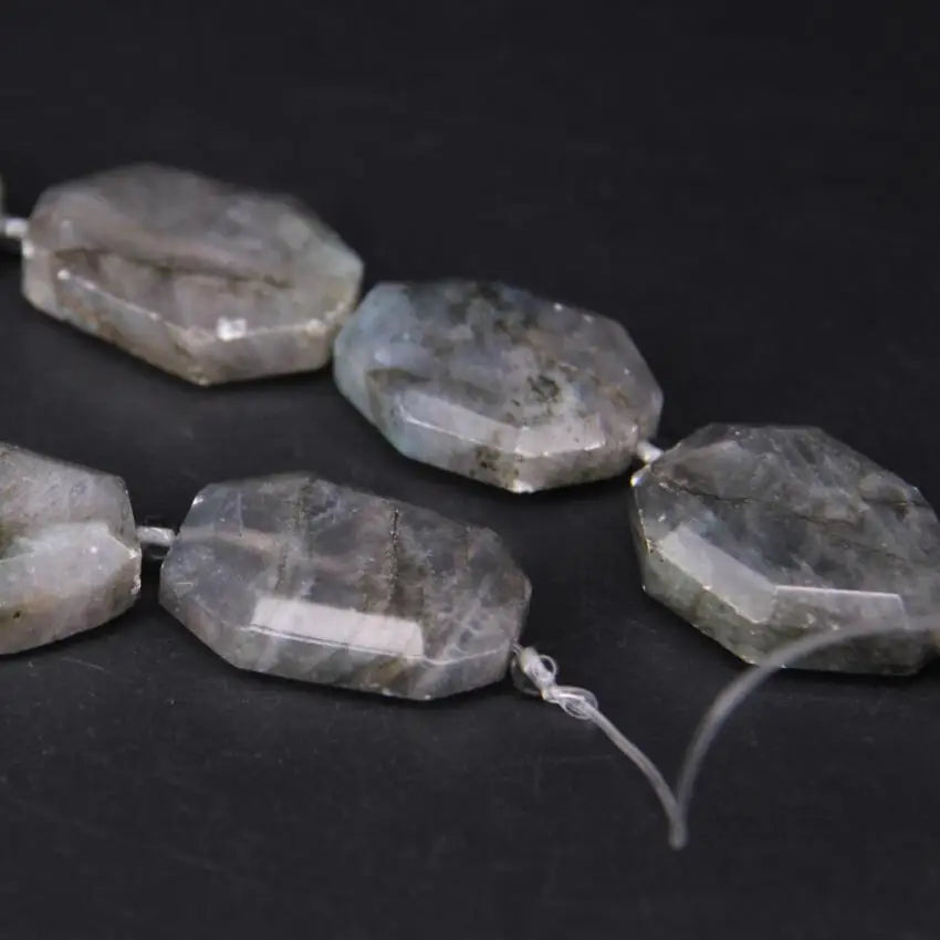 Grey Labradorite Slab Beads-ToShay.org