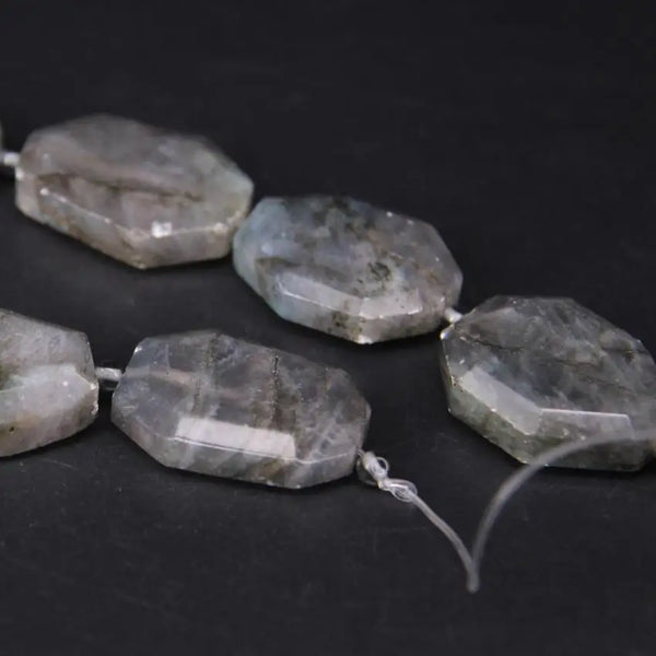 Grey Labradorite Slab Beads-ToShay.org