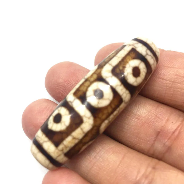 Tibetan Agate Eyes Dzi Beads-ToShay.org