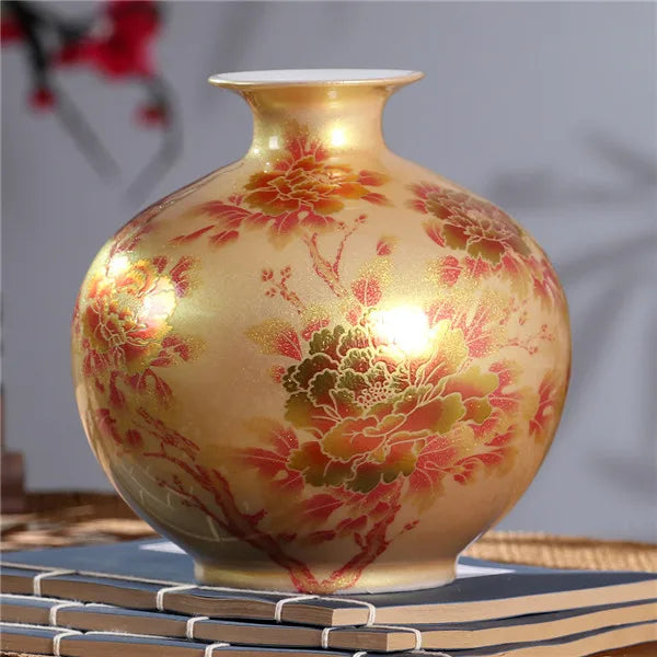 Jingdezhen Porcelain Flower Vase-ToShay.org