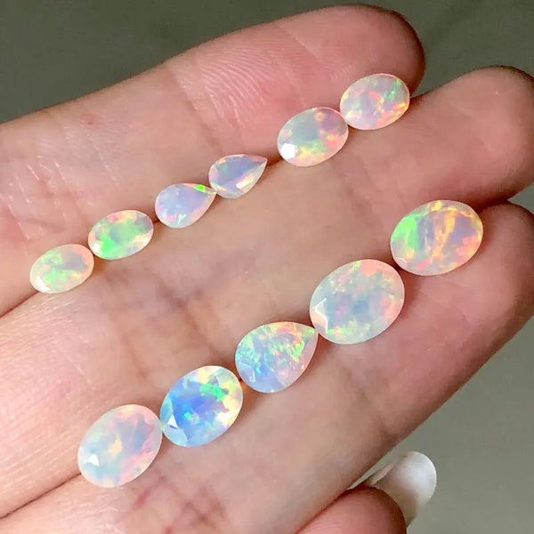 White Opal Loose Gemstone-ToShay.org