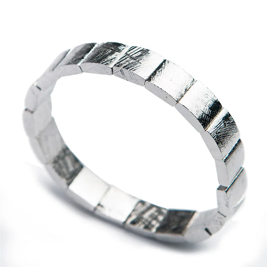 Silver Meteorite Bracelet-ToShay.org