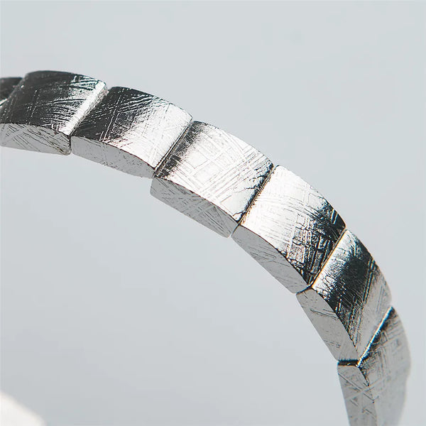 Silver Meteorite Bracelet-ToShay.org
