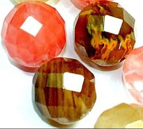 Red Watermelon Tourmaline Beads-ToShay.org
