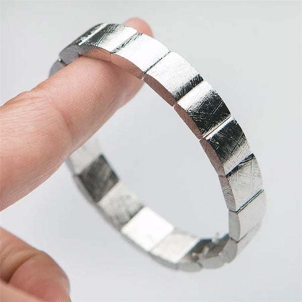 Silver Meteorite Bracelet-ToShay.org