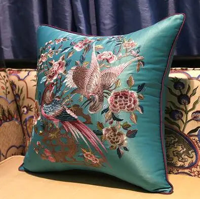 Satin Birds Cushion-ToShay.org