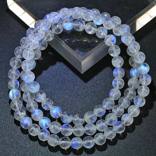 Blue Light Moonstone Bracelet-ToShay.org