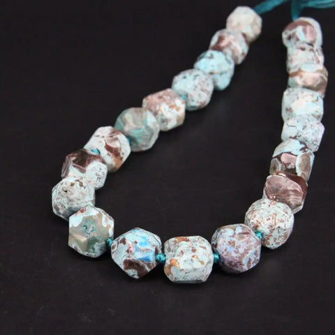 Blue Ocean Jade Beads-ToShay.org