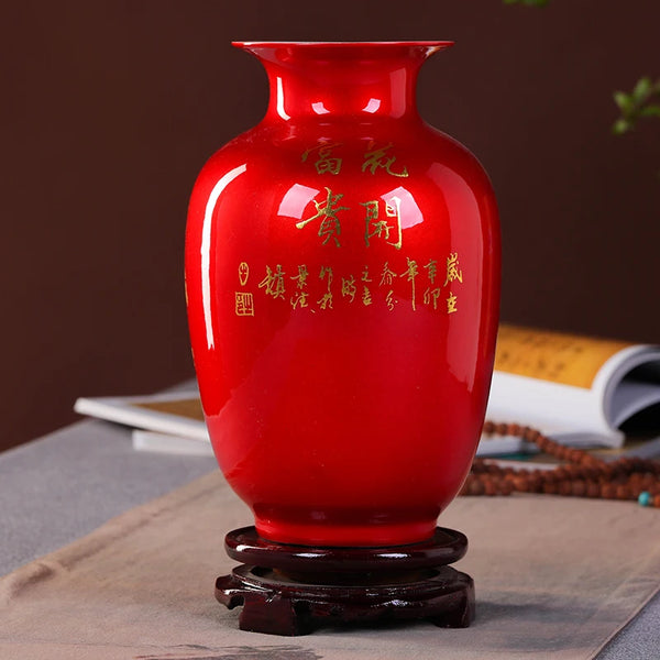 Jingdezhen Porcelain Flower Vase-ToShay.org