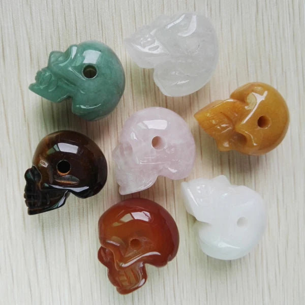 Mixed Crystal Skull Beads-ToShay.org