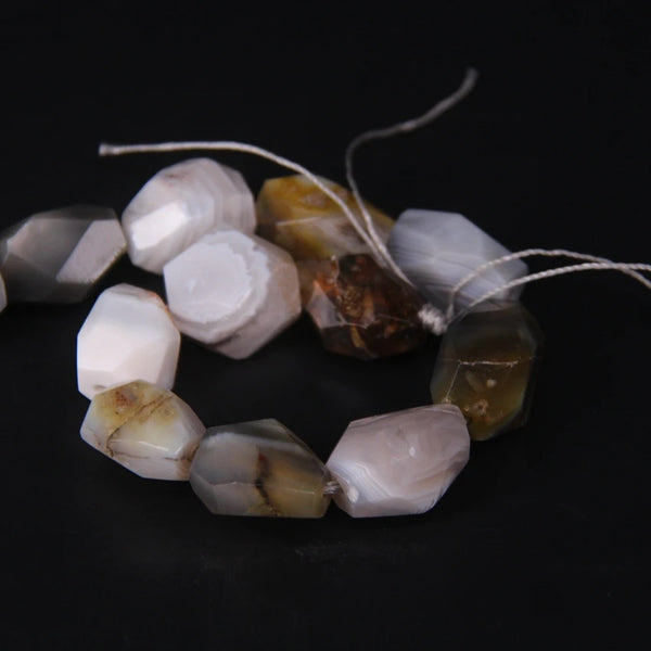 Stripe Agate Faceted Beads-ToShay.org