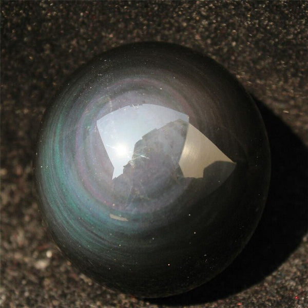 Rainbow Cats Eye Obsidian Ball-ToShay.org