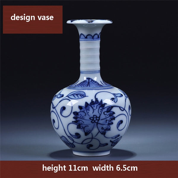 Blue and White Jingdezhen Vases-ToShay.org