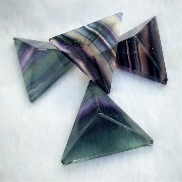 Rainbow Fluorite Pyramid-ToShay.org