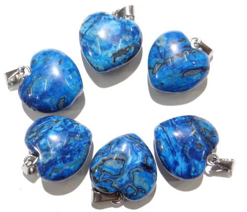 Mixed Crystal Heart Pendants-ToShay.org