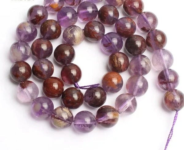 Purple Ghost Quartz Beads-ToShay.org