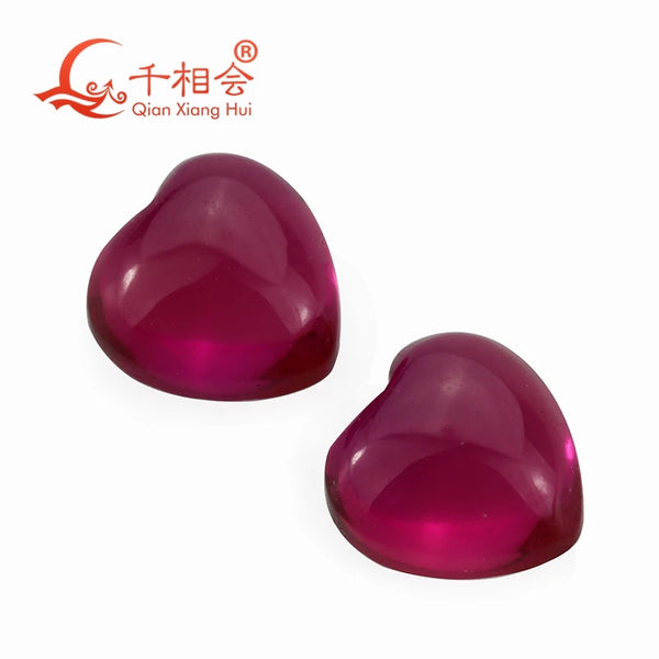 Red Ruby Corundum Heart-ToShay.org