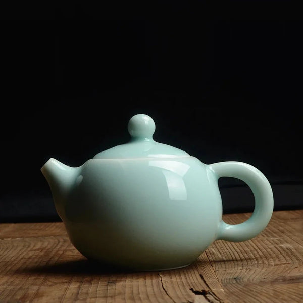 Celadon Crack Glaze Ceramic Teapot-ToShay.org